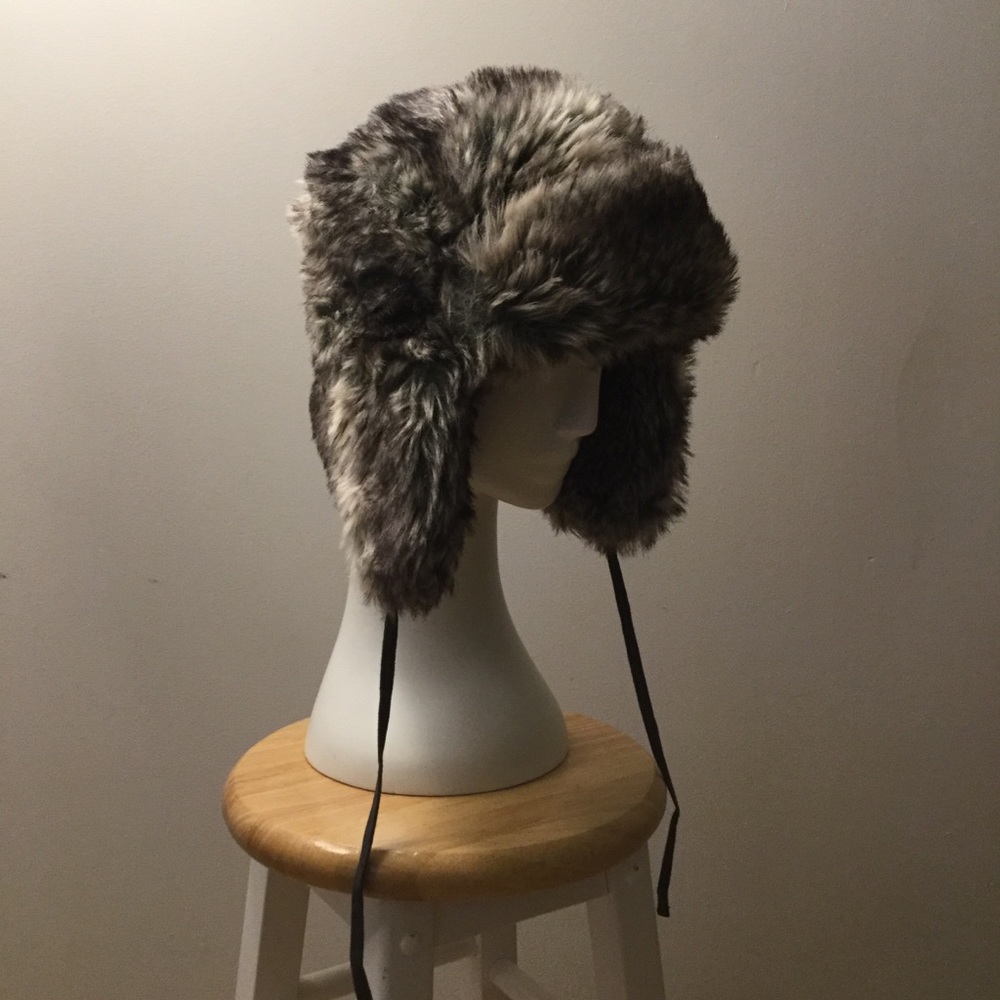 Staring at Stars faux fur bomber hat - one size